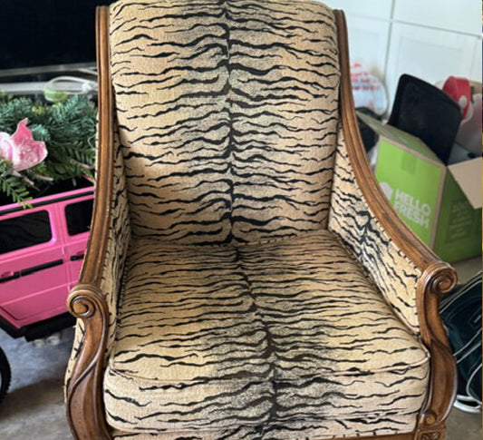 Zebra Print Chair